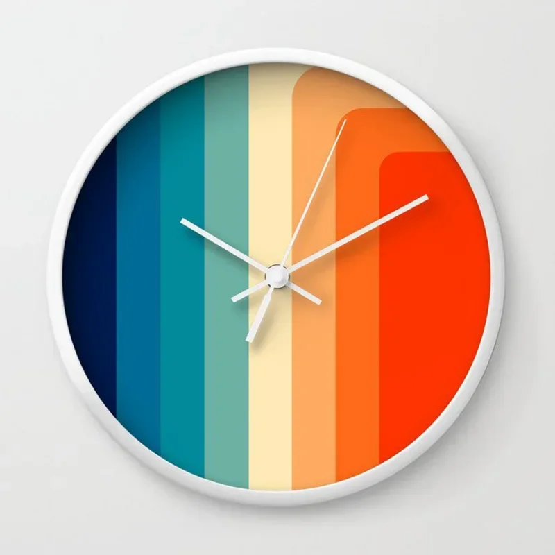 

Creative Home Living Room Decoration Plastic Wall Clock Minimalist Nordic Style Glass Clock Luxury Clock For Bedroom Office