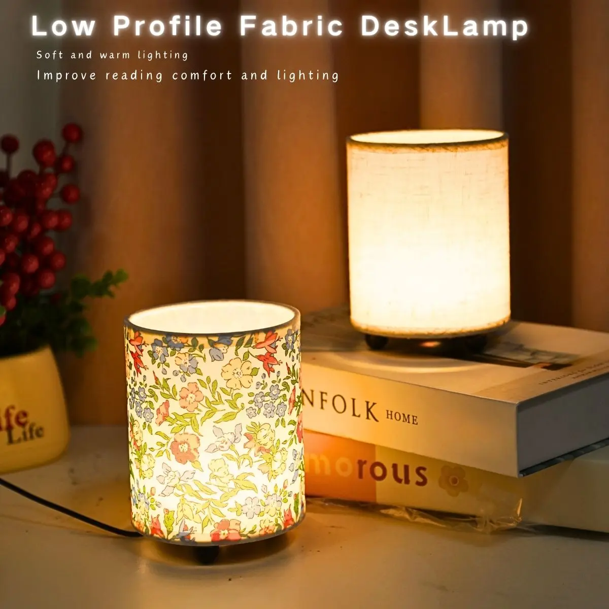 USB Button Switch, Soft Warm Light, mini desktop Decorative Night Light, Bedroom Night Lighting