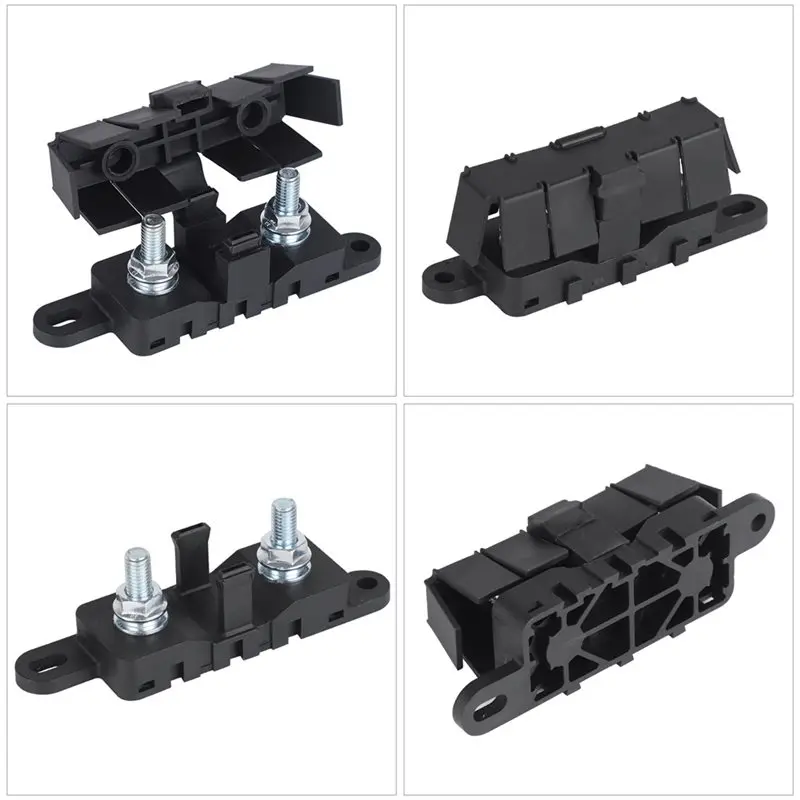 2026 New Automotive Fuse Holder Block 40A-500A 70V Max Cover For Marine Boat For MEGA ANL Bolt-On Blade Flat Type Fuse