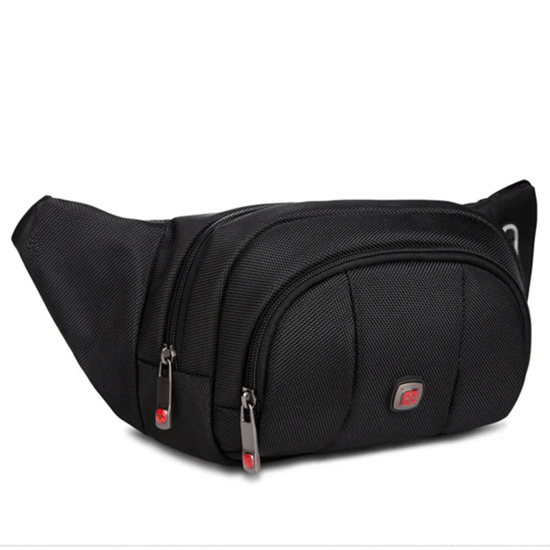 Men\'s Multifunctional Waist Bag Oxford Cloth Leisure Outdoor Sports Shoulder Bag Riding Trendy Cycling Mobile Phone Chest Bag