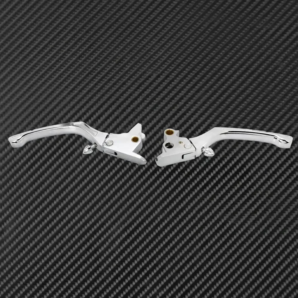 Motorcycle Adjustable Brake Clutch Lever CNC Black/Chrome For Harley Softail Heritage Breakout Street Bob FXLR Deluxe FLSB 15-17