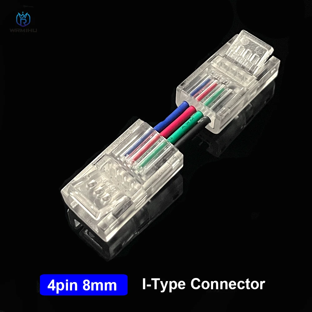 단일 색상 CCT RGB RGBW LED 스트립 및 코브용 내부 및 외부 각도 변환 커넥터, L/I(R), 2 핀, 3 핀, 4 핀, 5 핀, 6 핀 커넥터, 5 개