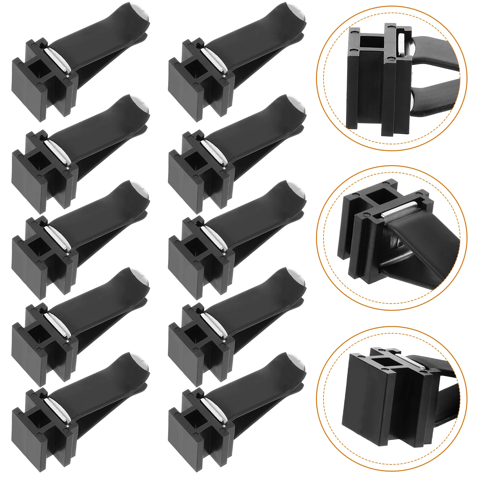 

50pcs Freshener Vent Clip Durable Plastic Easy Install Secure Fit For Air Vents Automotive Accessories Air Freshener Vent Clips