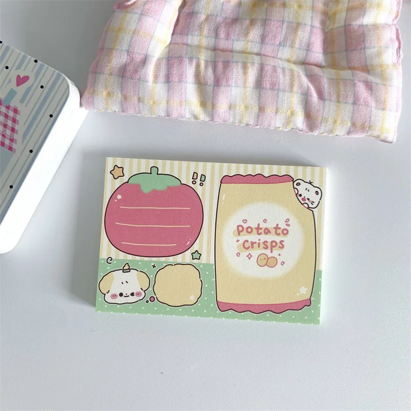 50 แผ่น Kawaii การ์ตูนนมลูกสุนัข Memo Pads กระดาษ To Do List Journal หมายเหตุ Paperlaria DIY วัสดุเครื่องเขียน