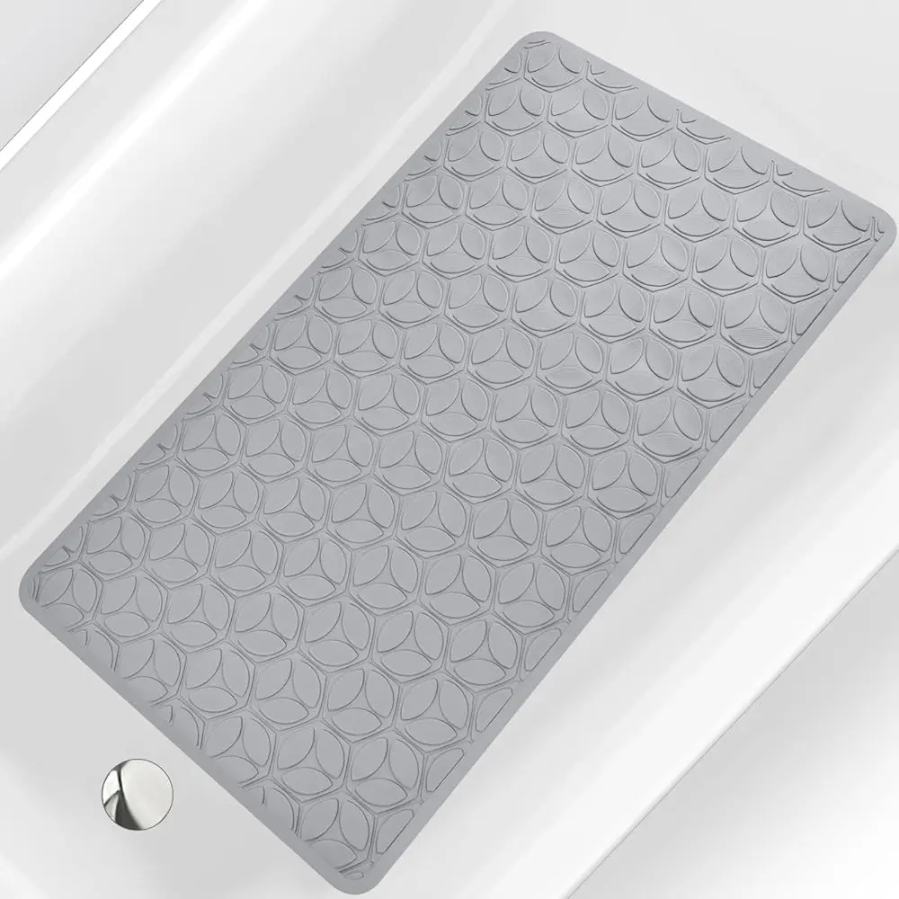 

Противоскользящий коврик для ванной | Натуральный резиновый коврик для ванны и душа | Коврик для ванной для повышения безопасности на каждый день | Коврик для купания собак | Мягкие, нескользящие