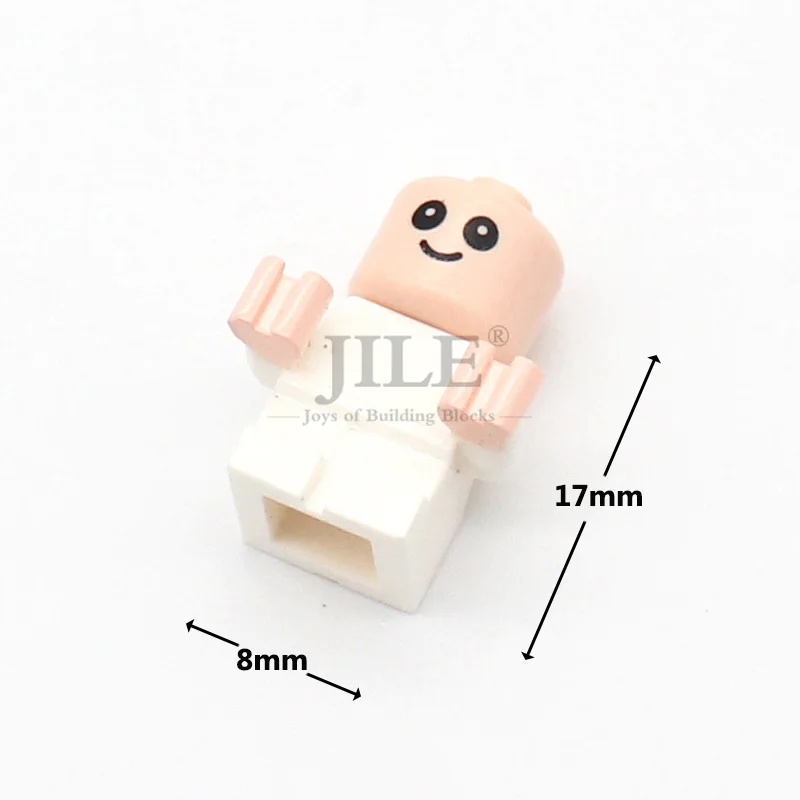 MOC 24581 City View Mini Baby Toddler Infant Newborn Pram Buggy Building Blocks  DIY Toys Brick Compatible with 60262 Figure Set