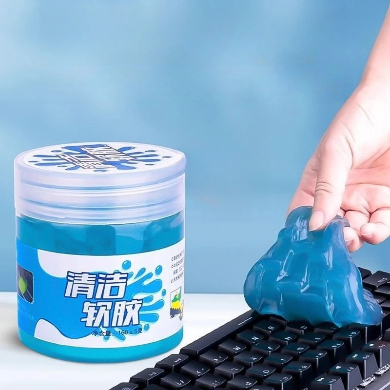 

Multifunctional cleaning soft rubber window car cleaning mud keyboard slot stained with dust