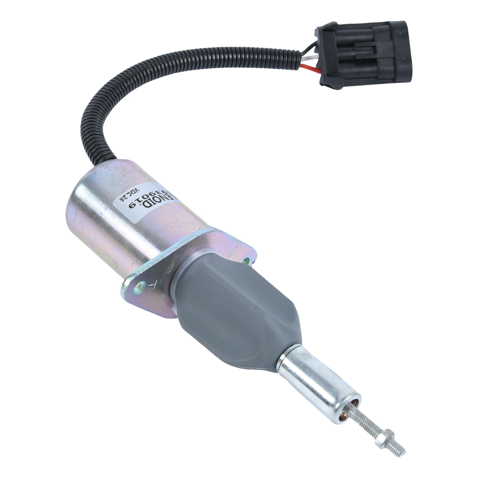 1pc 24V Fuel Shut Off Solenoid 3939019 3964622 Fits For Cummins Heavy Equipment Excavator Excavator Repair Replace Part