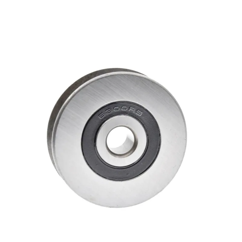 1PCS Heavy Loading U Groove Wheel Roller for Guide Rail 10/12mm Bore Sliding V Type Pulley Bearing 10/12*50*13mm