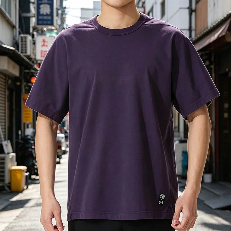 Under Armour Summer T-shirt Sportswear Casual Loose-Fitting Running Breathable Comfortable Short Sleeve1387988-541-100