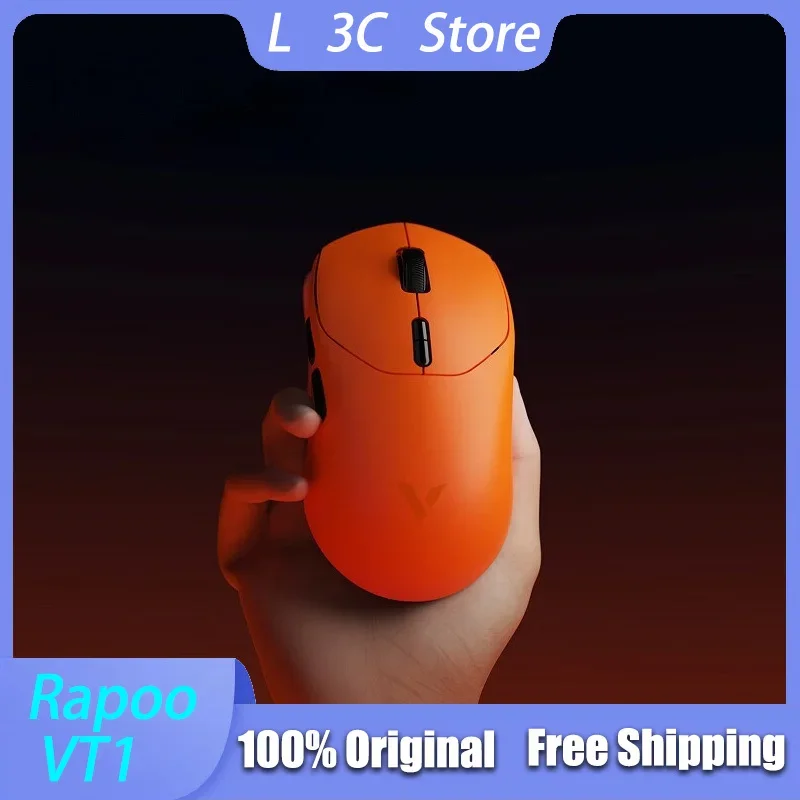 

New Rapoo VT1 Wireless Gaming Mouse Dual 8K 500 Hours Battery Life Wired Mouse Lightweight Gamer Mouses Custom Mice Original