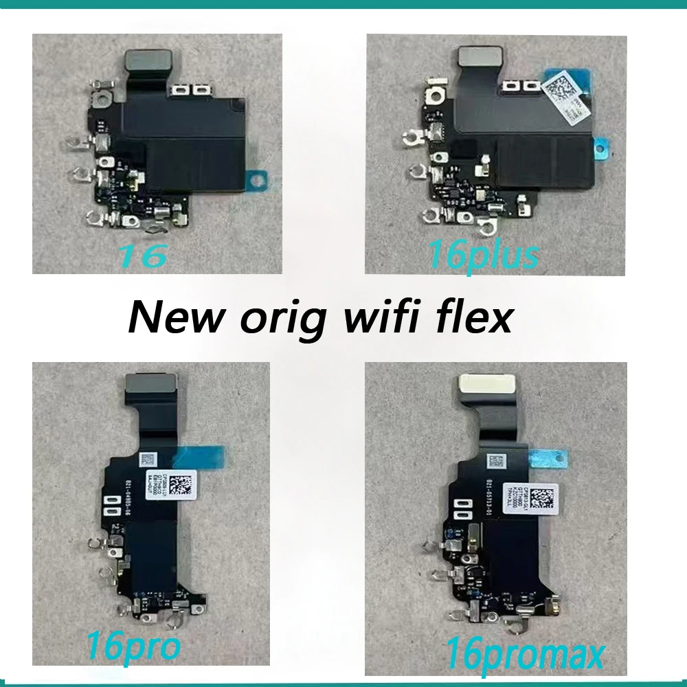 

100% тест, небольшой гибкий кабель Wi-Fi Bluetooth для iPhone 16 Plus 16 Pro Max, замена сигнальной антенны с зажимом NFC