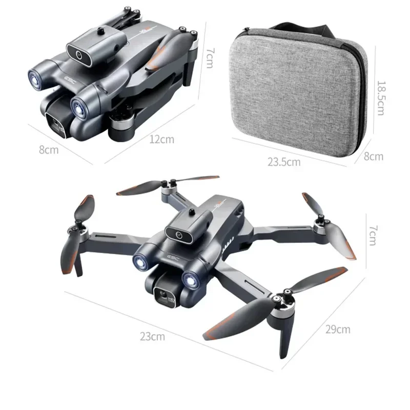 S1S Mini Drone HD 4k Profesional 8K aparat bezszczotkowy unikanie przeszkód zdjęcia lotnicze Quadcopter zabawki dla dzieci