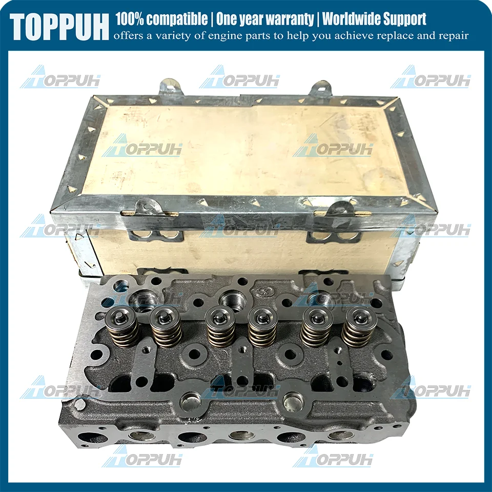 D950 D850 Complete Cylinder Head Assy for Kubota With Sensor Hole