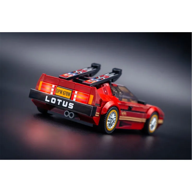 MOC-202694 Nieuw iconisch lotus sportwagen bouwsteenmodel, 299-onderdelen, bouwsteenspeelgoed voor verjaardag voor jongens en kinderen