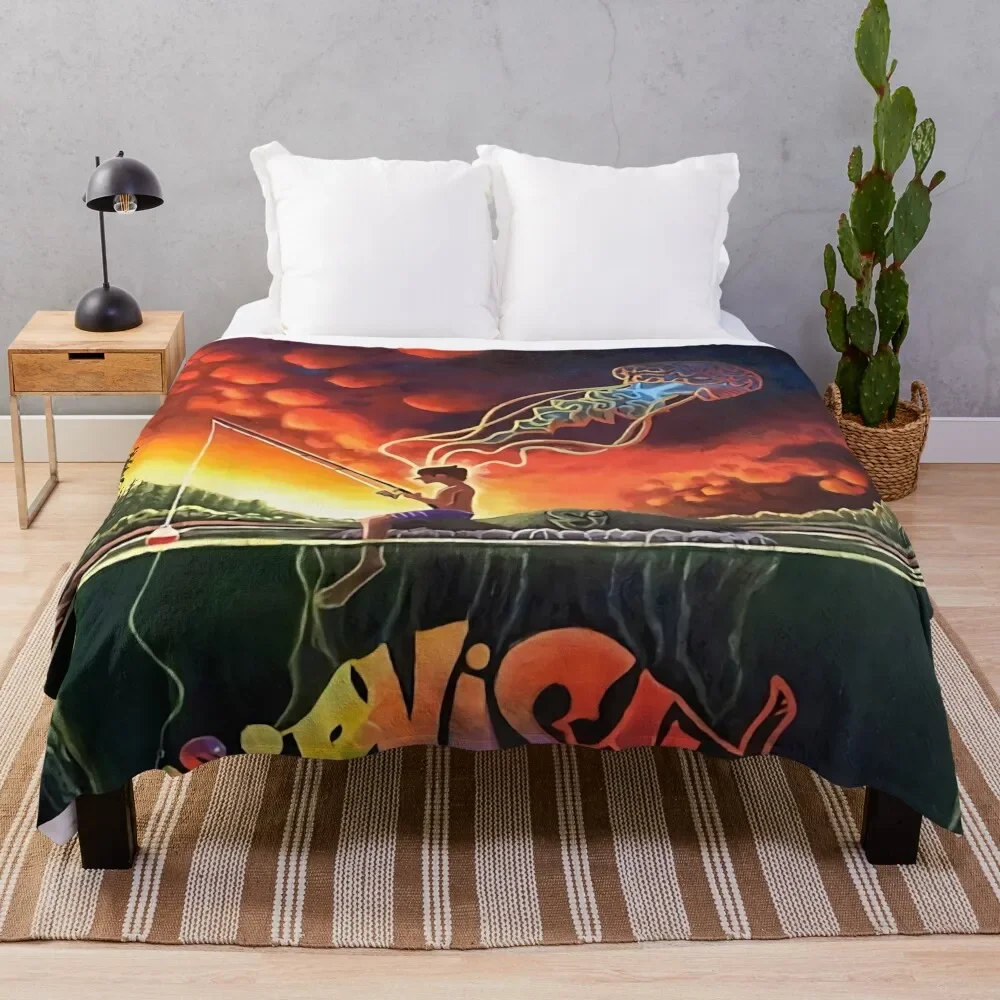 

phish fishing - Throw Blanket Large Bed Blankets