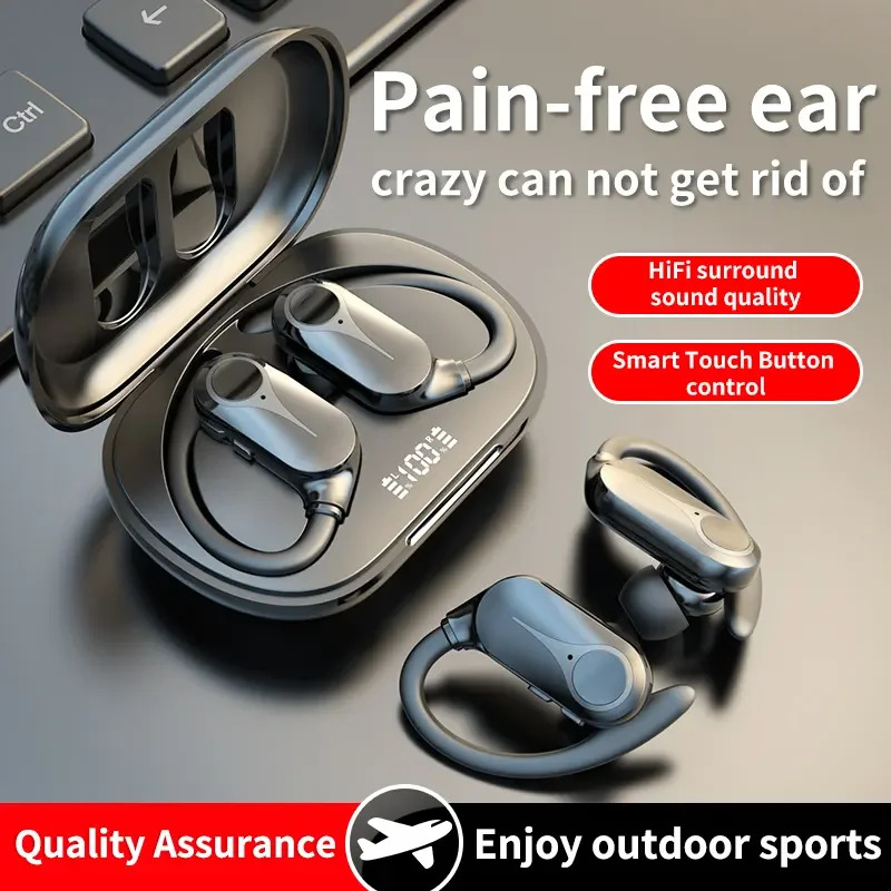 RD23/RD03 Open Ear TWS Wireless Headphones Stereo Running Air Conduction Earbuds High Quality Sports Earphones Ear Hook Headset