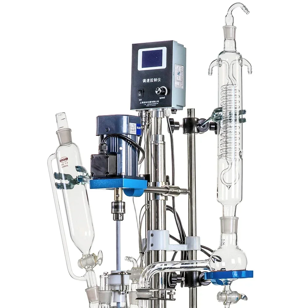 В наличии Лабораторный биорактор высокого давления 1 л, химический стеклянный реактор