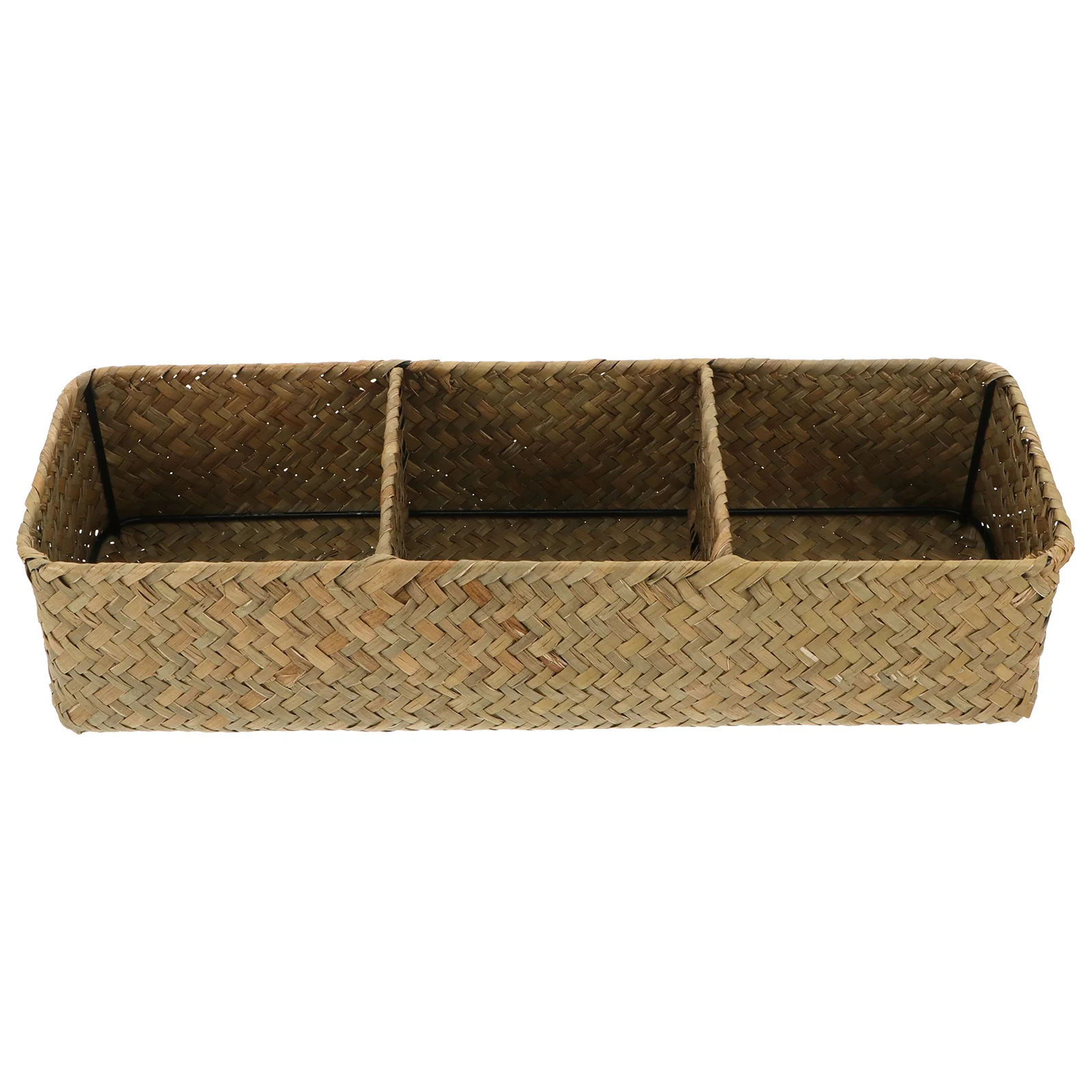 

Woven Storage Box Home Organizer Container Garbage Bin Trash Case Sundries Food Containers Desktop Wardrobe