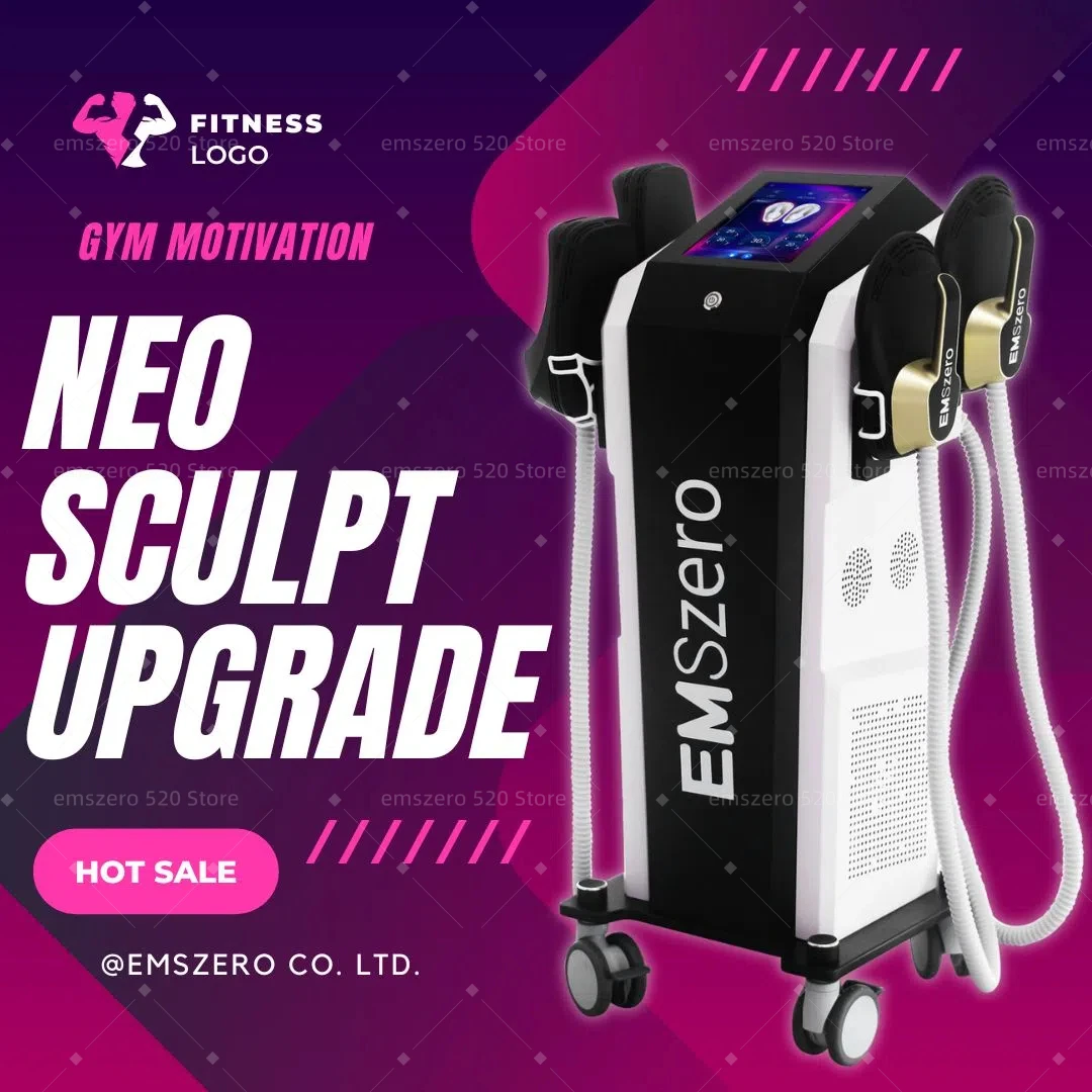 EMSZERO 6500W Sculpting Machine Professional 2025 EMS Body Sculpt Machine RF Muscle Stimulator Body Shaping Equipment