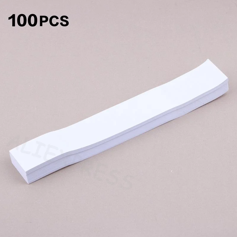 [M] 100pcs Money Bands Self-adhesive Tear Resistant Self Sealing Cash Straps Professional White Money Wrappers For Supermarkets