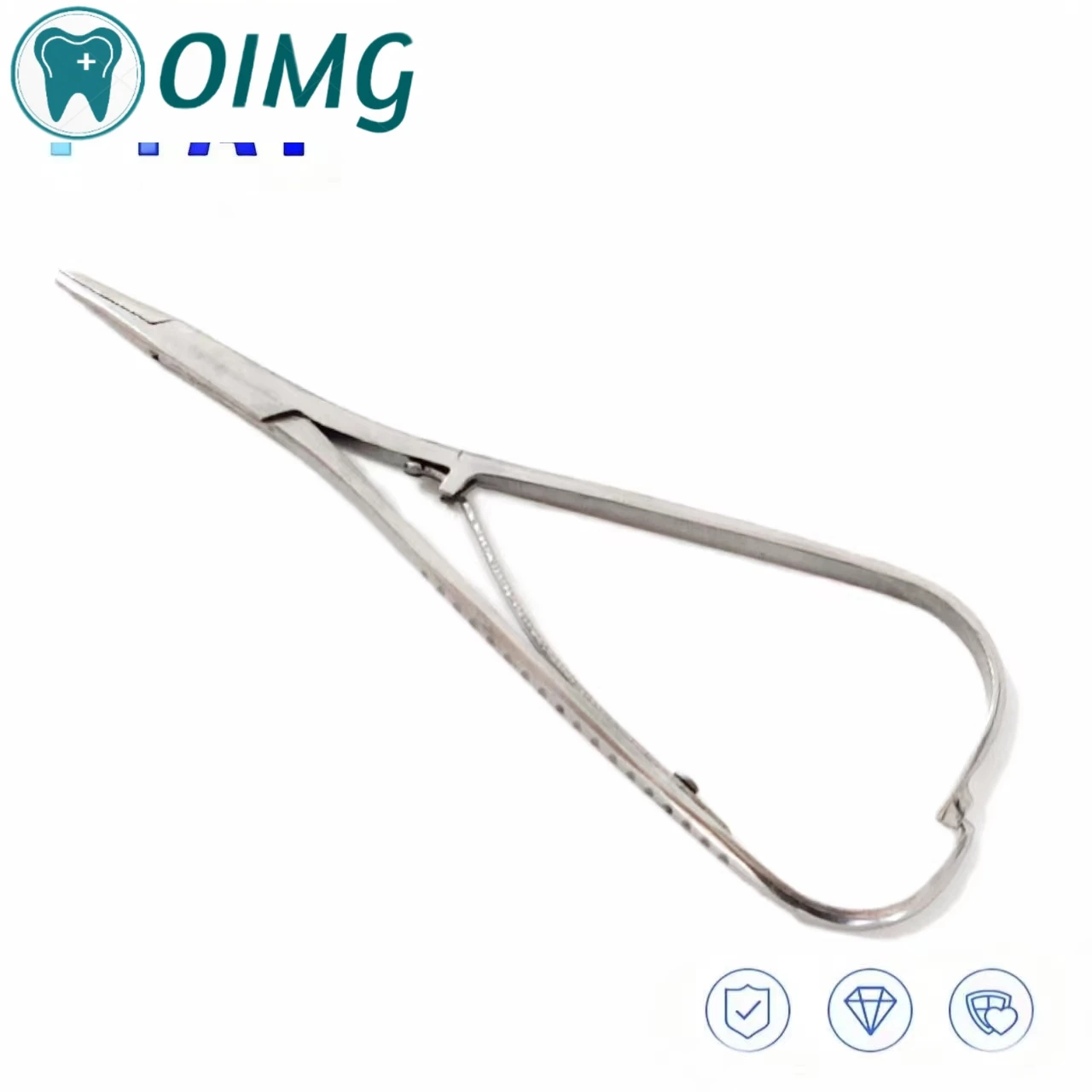 Dental Needle Holder Surgical Instruments Dental Orthodontic Mathieu Needle  Premium Dental Holder Tip TC Tools 14cm Clamps 2pcs