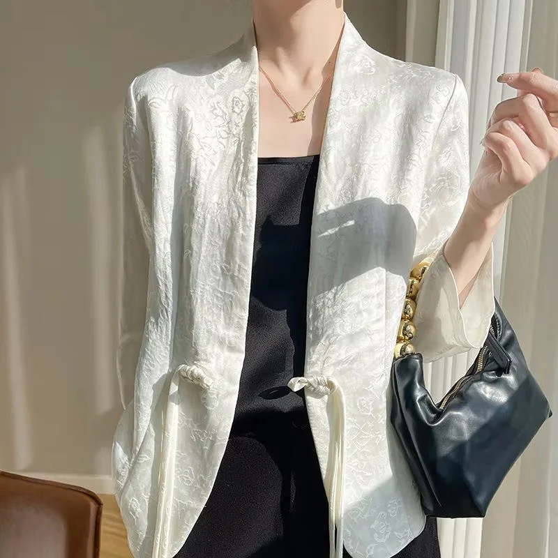 Neue Frühling Sommer Mode hochwertige Temperament kurze Ärmel Blazer Frauen Jacken koreanische lässige kurze Damen Büro Blazer