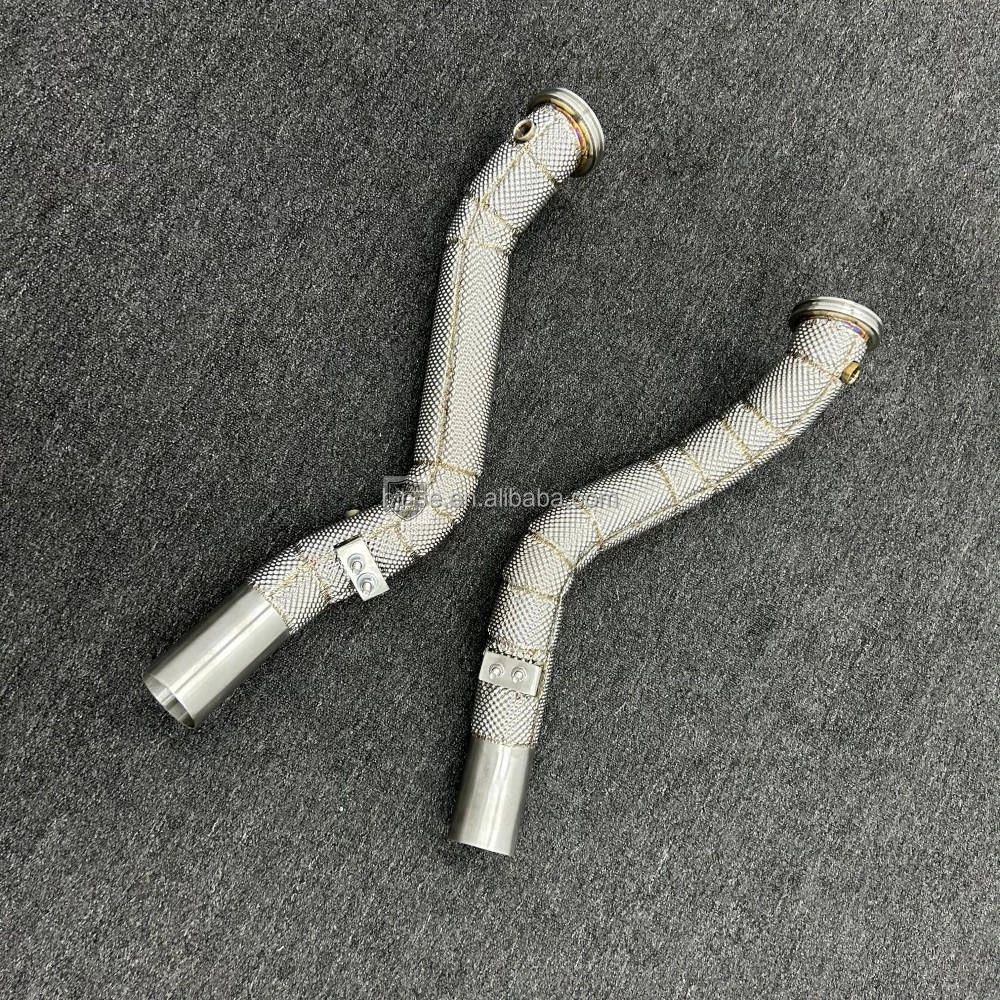 Freifluss-Downpipe für Maserati Ghibli Levante Quattroporte SQ4 3.0T Gerades Downpipe-Auspuffsystem – Detail 7