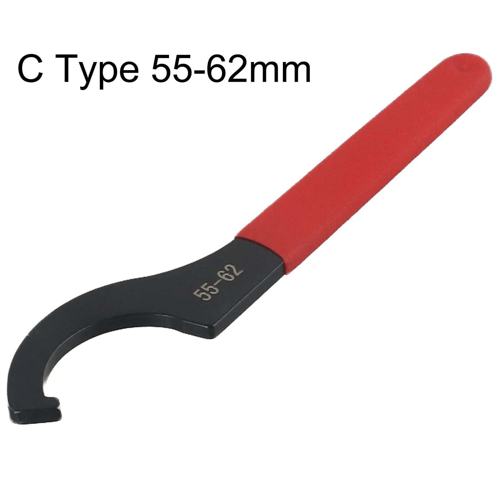 1 Pcs 후크 렌치 스패너 38-42 45-52 55-62 68-72mm 1 조각 드롭 단조 탄소강 전기영동 강철 손잡이