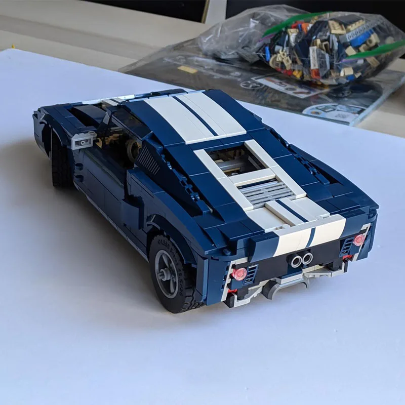 NEW Creative Expert MOC GT Super Sports Cars GT40 MOD Ford 10265 Mustangs Set Fords Building Blocks Model DIY Bricks Toys Gifts