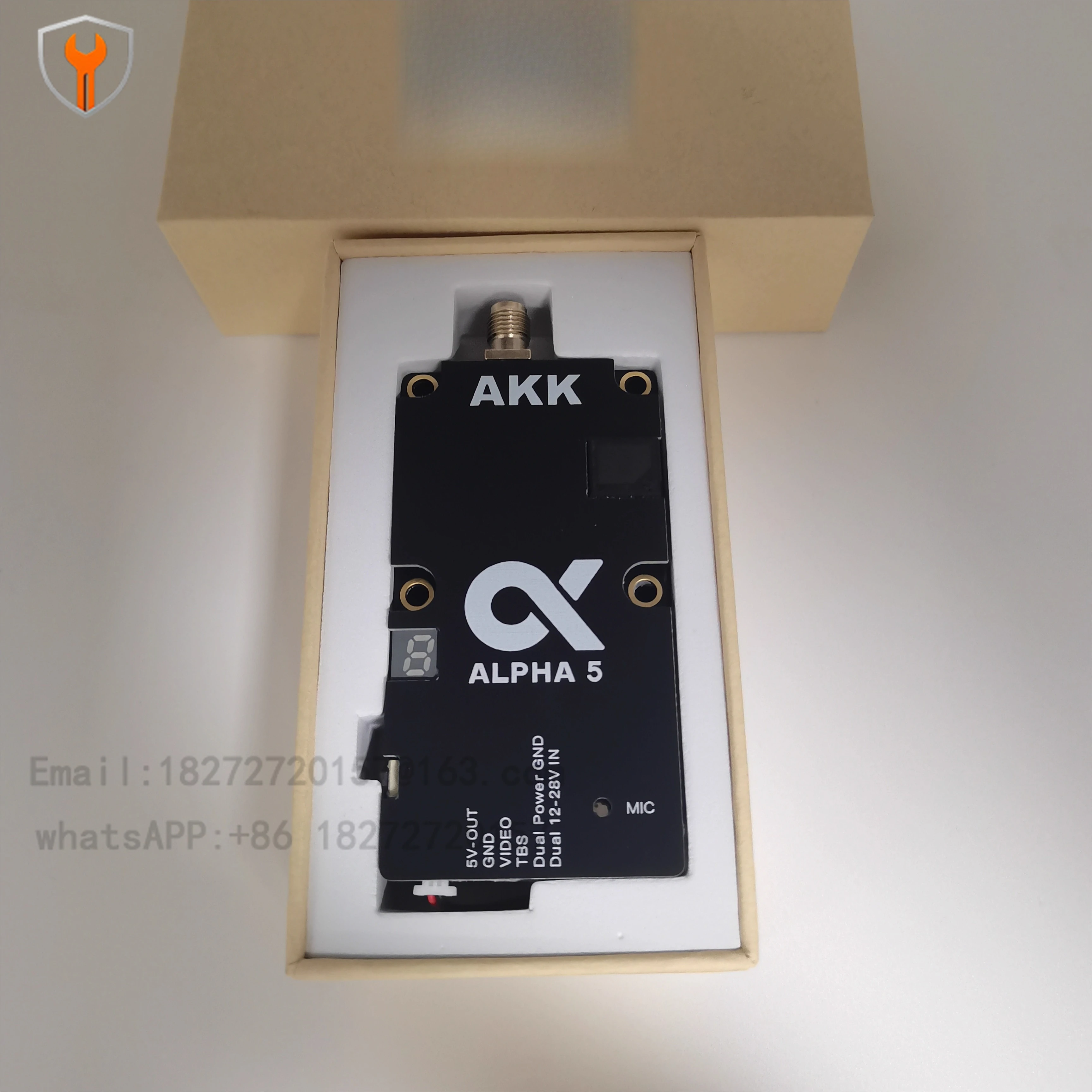 AKK Alpha 5 VTX 5W Smart FPV 4.9GHz 5.8GHz image transmission
