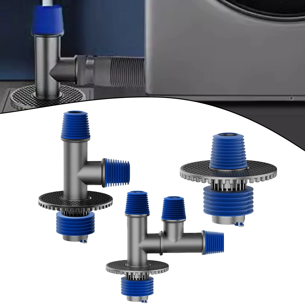 

Washing Machine Floor Drain Joint Drain Pipe Connector Kitchen Bathroom Downpipe Hose Adapter Drain Pipe Joint Disposer Trap