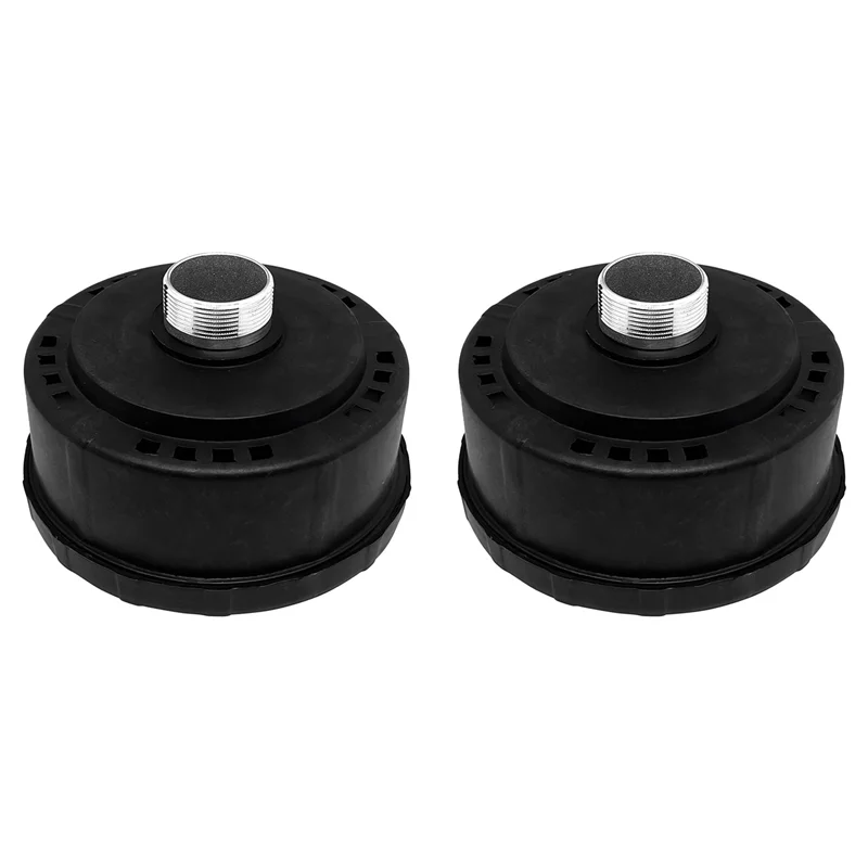 ABXF-2 шт., 32 мм/1,25 дюйма, шумоподавитель воздушного компрессора, бесшумный фильтр, круглый глушитель с пластиковым корпусом