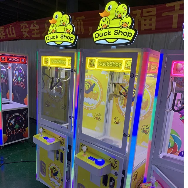 wholesale duck shop plush toys claw machine for kids