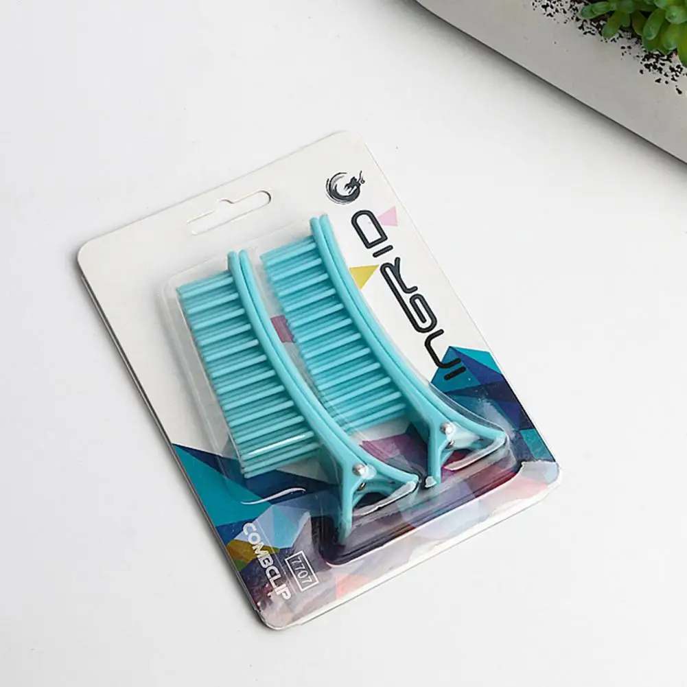 

Пластиковые зажимы для волос, профессиональные зажимы для укладки волос для женщин, нескользящие зажимы-расческа с уткой для дома, для точности