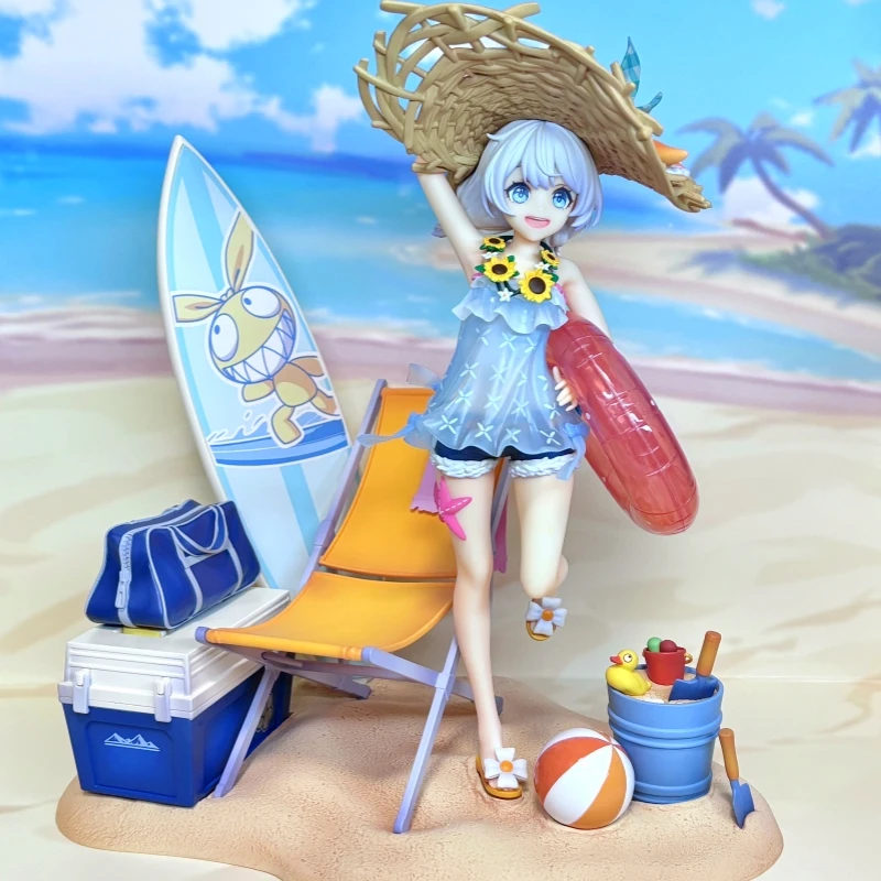 Genuine Honkai Impact 3 Theresa Apocalypse Shallow Sunset 1/8 Action Figure Static Model Game Desktop 23.7cm Statue Decoration