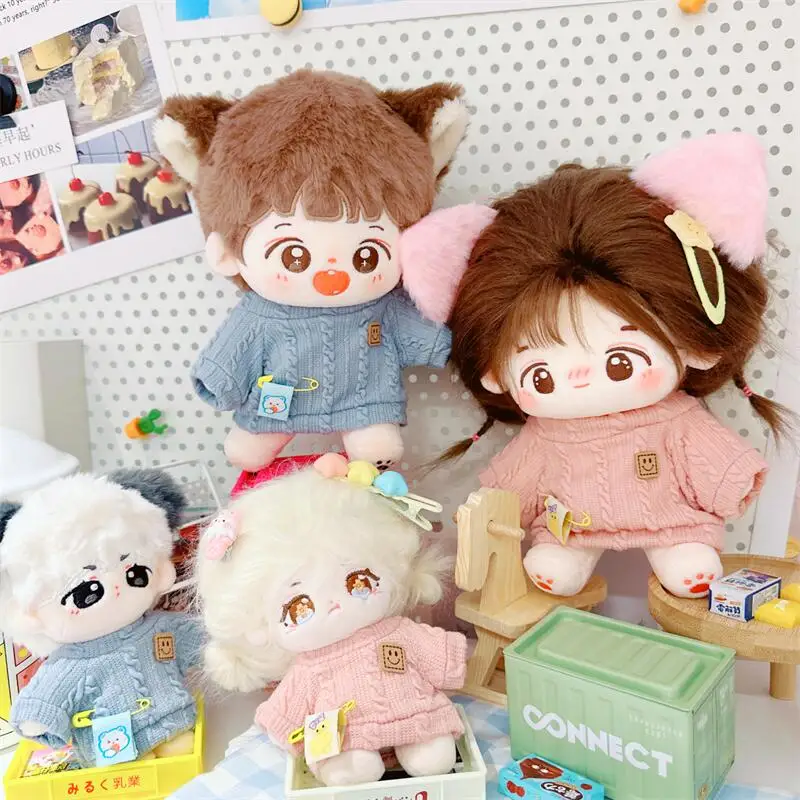 10cm Plush Toy Doll Clothes 20cm Cute Girl Clothes 40cm Trendy Sweater School Season Boys And Girls Boy Girl Baby Birthday Gifts