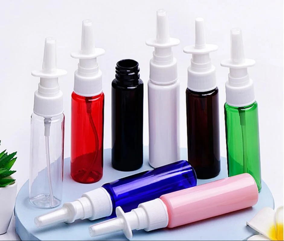 

30ml plastic PET pump bottle serum toner essence sample testing moisture toilet water whitening mist sprayer cosmetic packing