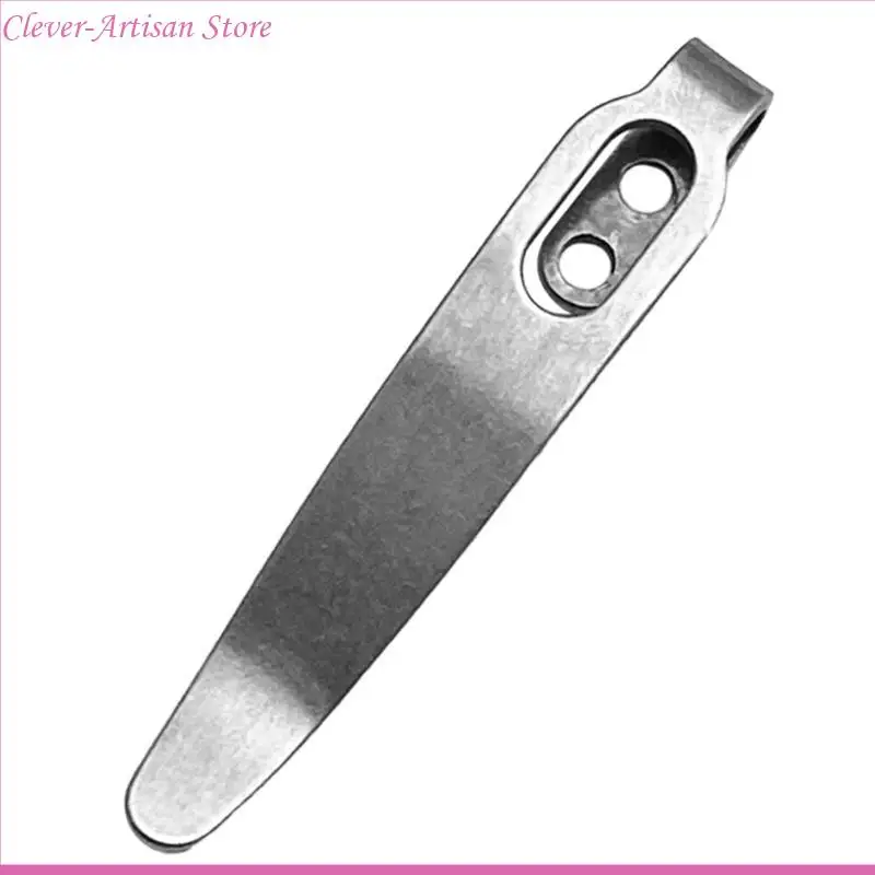 E06B Couteau Clip arrière avec 3pcs 5 vis Percles Percettes taille pour couteaux Diy Make