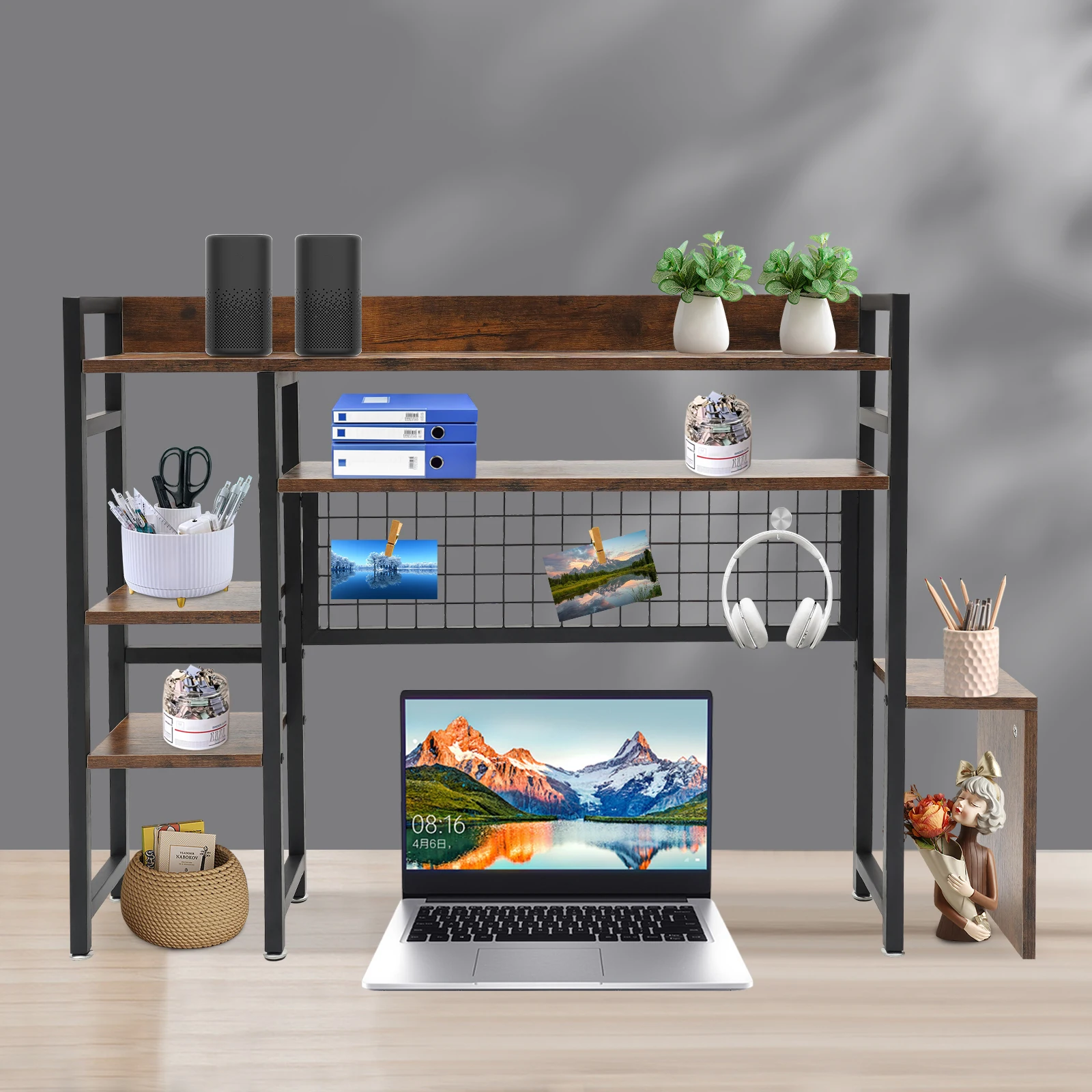 Настольная книжная полка, многофункциональная настольная витрина, органайзер для книжного шкафа для офиса в общежитии, дома