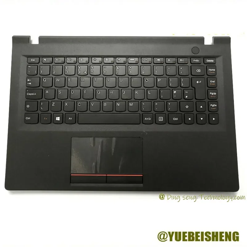 

YUEBEISHENG New For Lenovo E31 E31-70 E31-80 V510-14 Palmrest UK Keyboard Upper Cover Case W/O FP Hole Touchpad 5CB0J36098