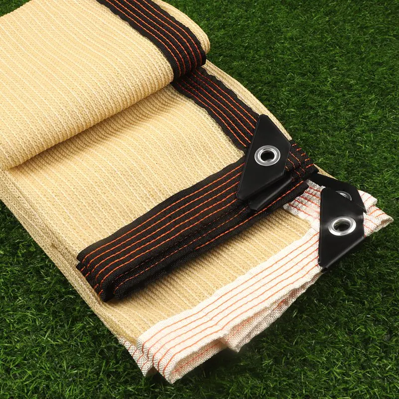 New 150GSM Anti UV HDPE Sun Shade Net Outdoor Balcony Screen Sunscreen Fabric Camping SunShade Sails