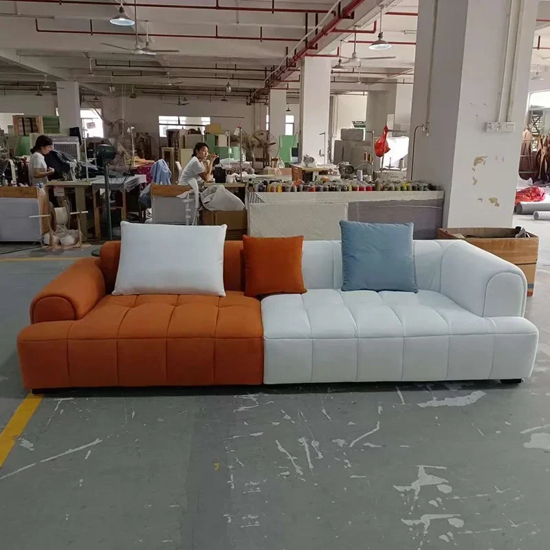 240cm Cute Luxury Modern Minimalist Sofa Chairs Fancy Modern Girl Designer Floor Lazy Sofa House Nordic Furniture Living Room