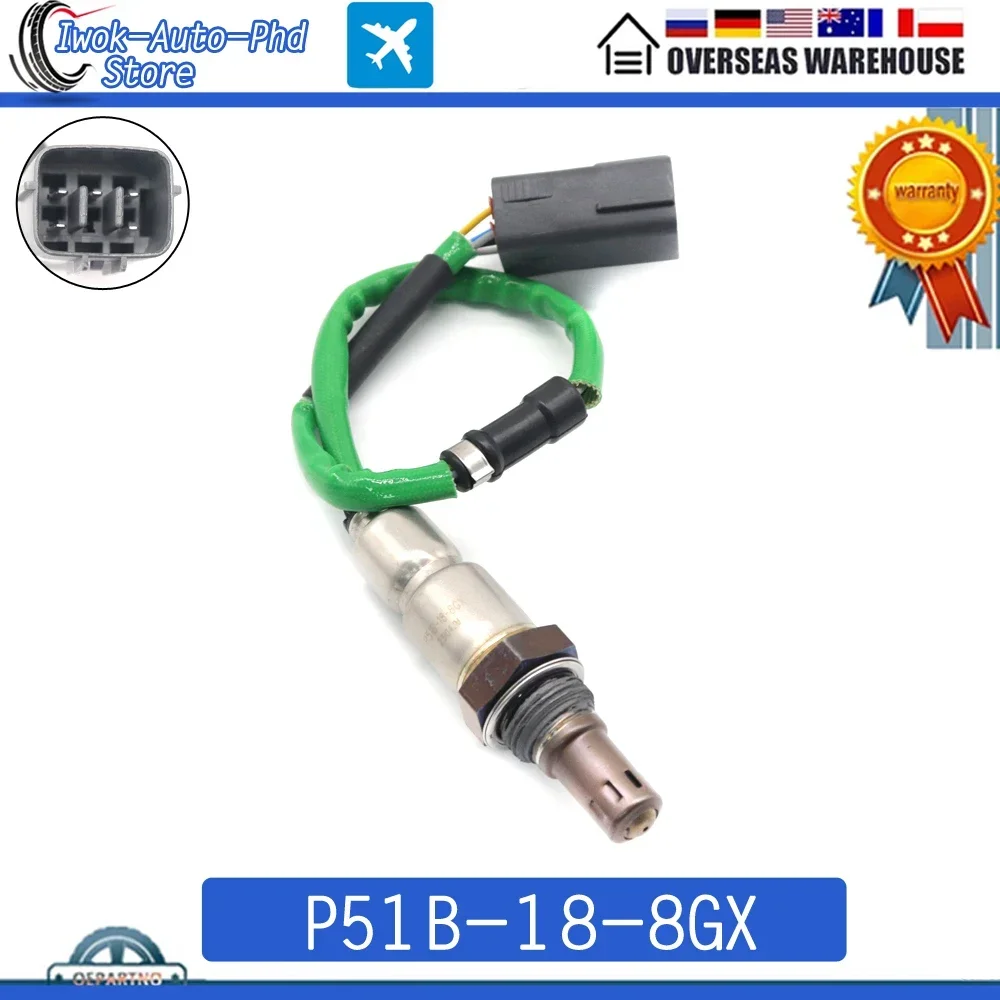 

P51B-18-8GX Lambda O2 датчик кислорода соотношения воздуха и топлива для Mazda MX-5 Miata 2016 2017 2018 2.0L 234-5720 P51B188GX
