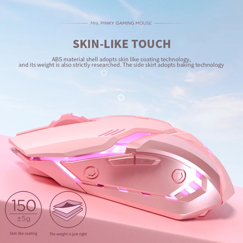 Wired RGB Gaming Mouse USB Mute Gamer 6 Buttons Mice Office Optical Ergonomic Mouse For iPad Desktop Laptop