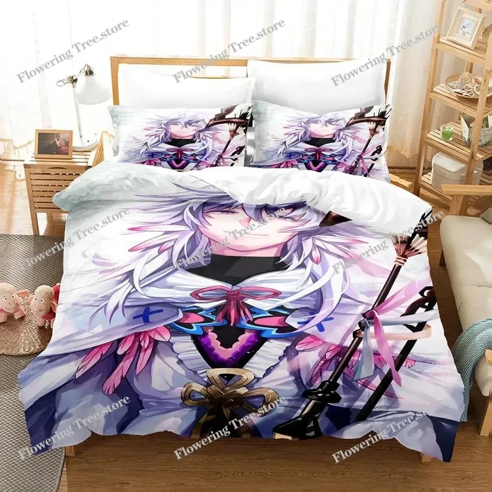 

Комплект постельного белья «Аниме Fate Grand Order Мерлин»: пододеяльник, наволочки, одеяло, размеры King/Queen, для мальчиков и взрослых
