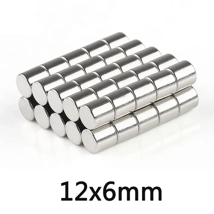 

12x6 mm Search Minor Diameter Magnetic 12mmx6mm Bulk Small Round Magnets 12x6mm Neodymium Disc Magnets 12*6 mm