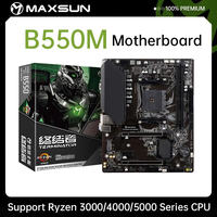 MAXSUN Mainboard B550M AMD Gaming Motherboard DDR4 M.2 Supports Ryzen 3000 4000 5000 CPU AM4 socket R5 5600G 5600X 5700G 5700X