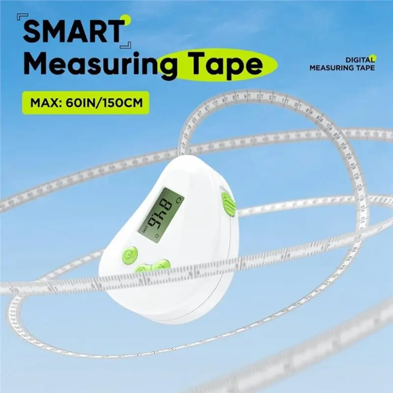 【GRATEFUL】Body Tape Waist Measurement Double Scale Measuring Tapes With App For Slimming Recording