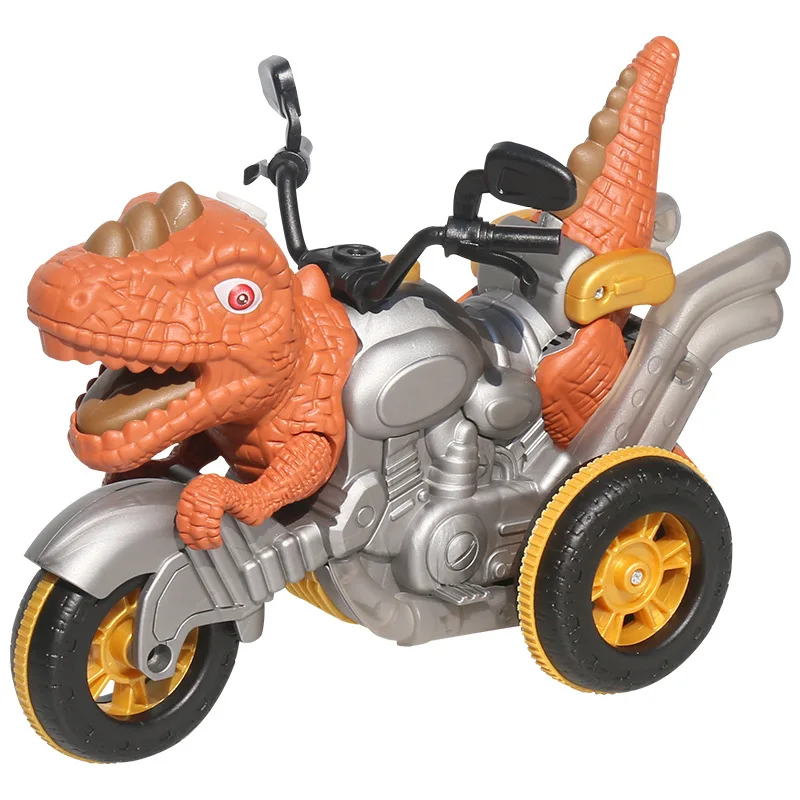 Remote Control Dinosaur Motorcycle Model Stunt RC Car Electric Spray Sound and Light Children Dinosaur Toys for Boys Kids Gifts